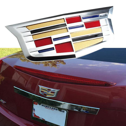 Suitable for Cadillac car trunk badge boot badge sticker Chrome XTS ATS XT5