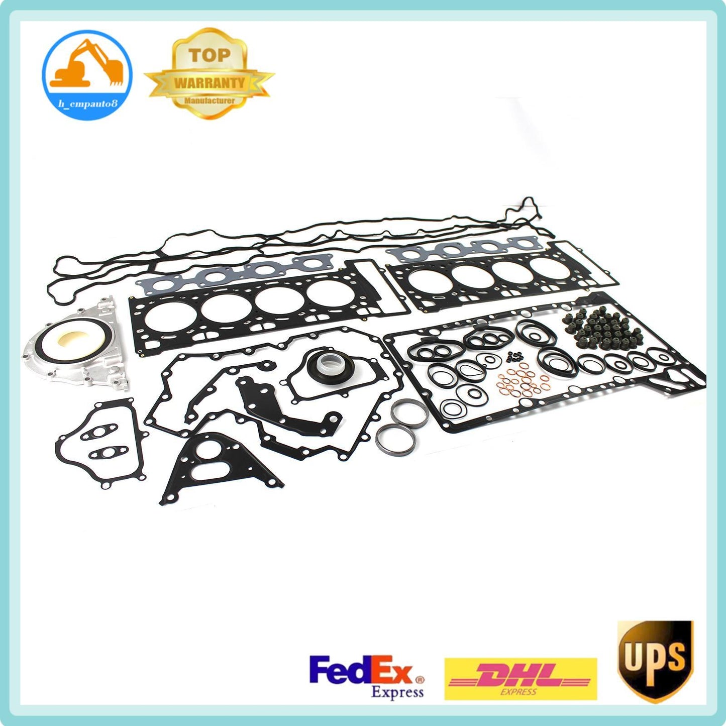 Engine Overhaul Gasket Kit N63 for BMW 4.4T 550i 750Li X5 X6 F10 F02 F07 E70 E71