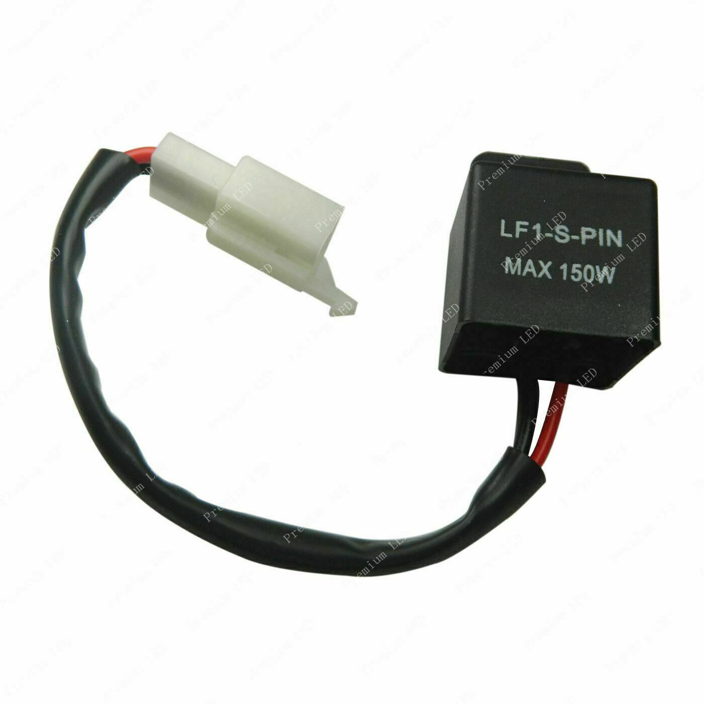 2-pin 12V electronic LED flashing relay for fixed motorcycle turn signal light flashing Q