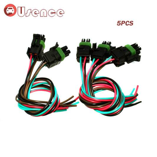 5Pcs IAC Valve Connector Wiring Pigtail 4 way For 85-95 GM for GMC C2500 C2500 PT127