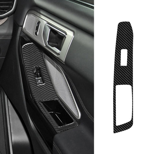 8x Carbon Fiber Door Pull Cover Trim for Land Rover Discovery Sport 2015-2019 v