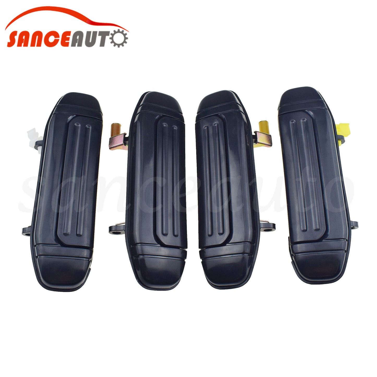 Black front and rear door handles for Montero 92-00 Pajero 92-98- n