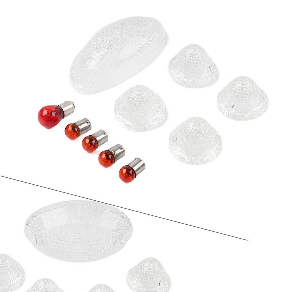 Turn Signals Cover Tail Light Lens FIT For T100 Scrambler Speedmaster Roadster
