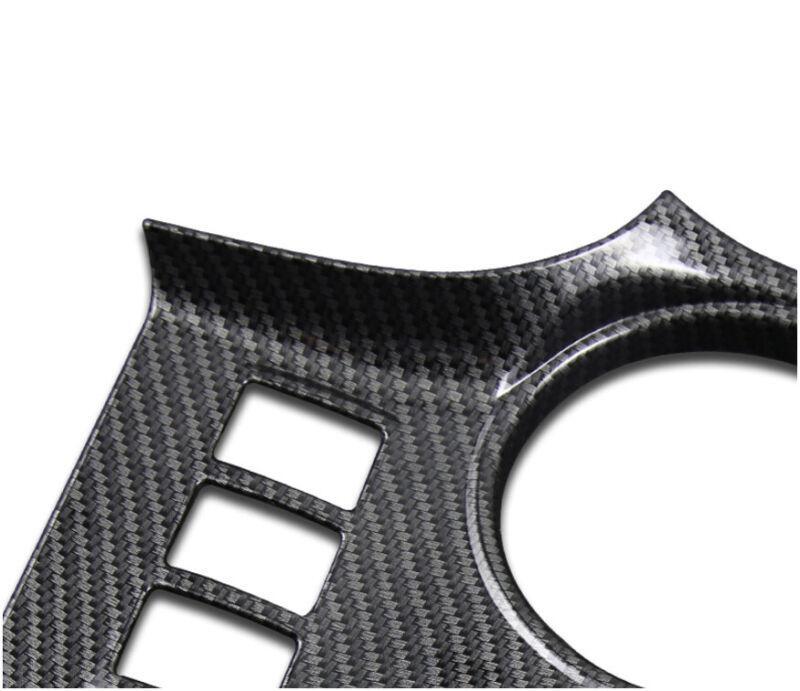 Carbon Fiber Print Console Gear Shift Frame Trim for Toyota Highlander 2014-2019