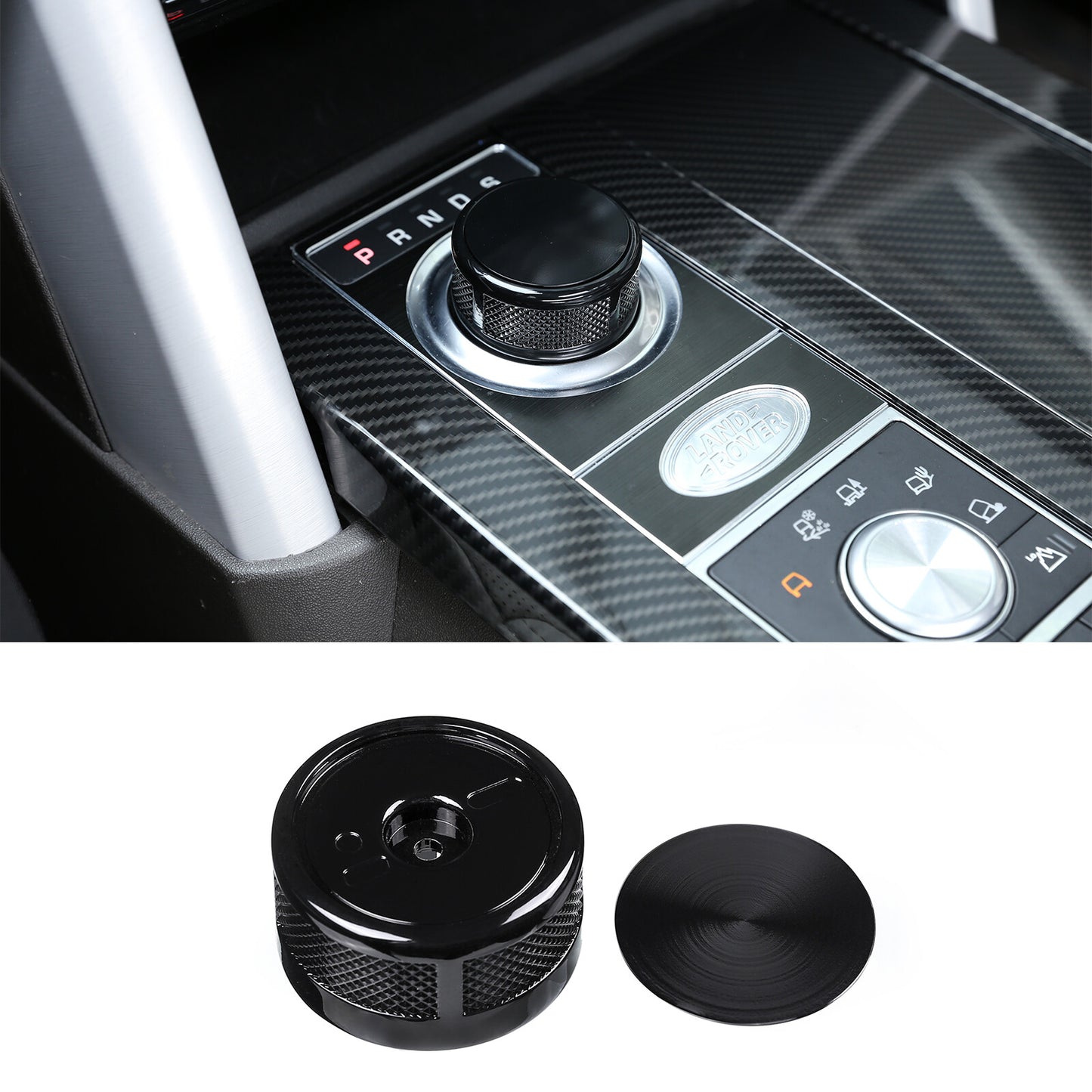 Knob- for Range Rover L405 Black Internal Self-Turning Gear Selector n