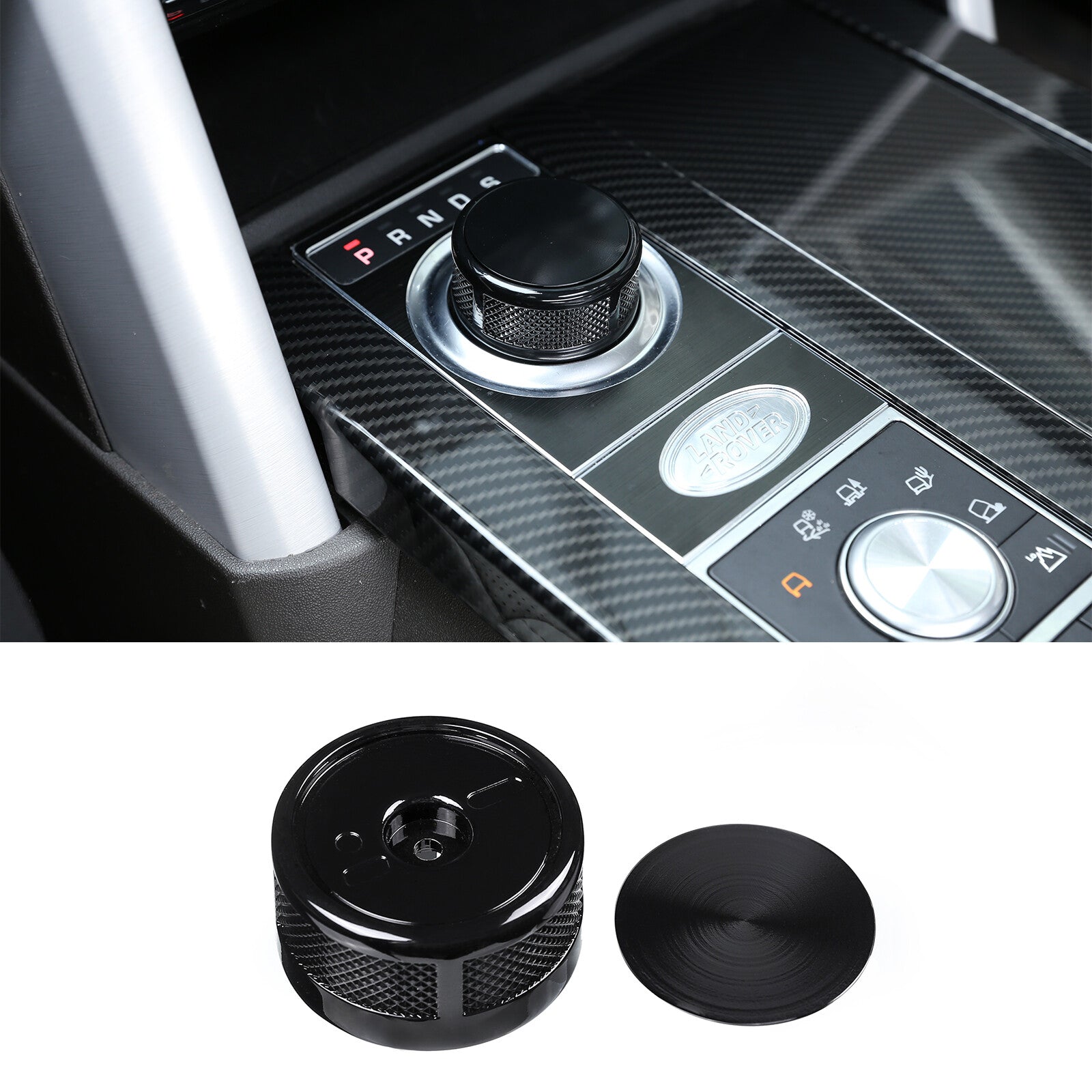 Knob- for Range Rover L405 Black Internal Self-Turning Gear Selector n