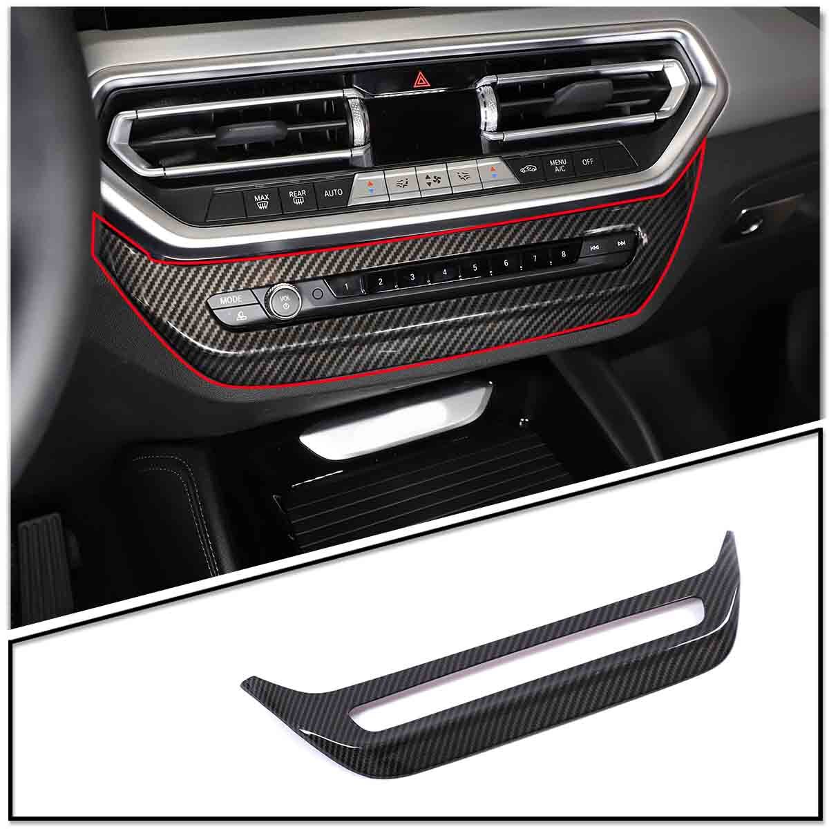 Carbon fiber front window A-pillar triangle cover suitable for Maverick 2022-23 in the United States- v