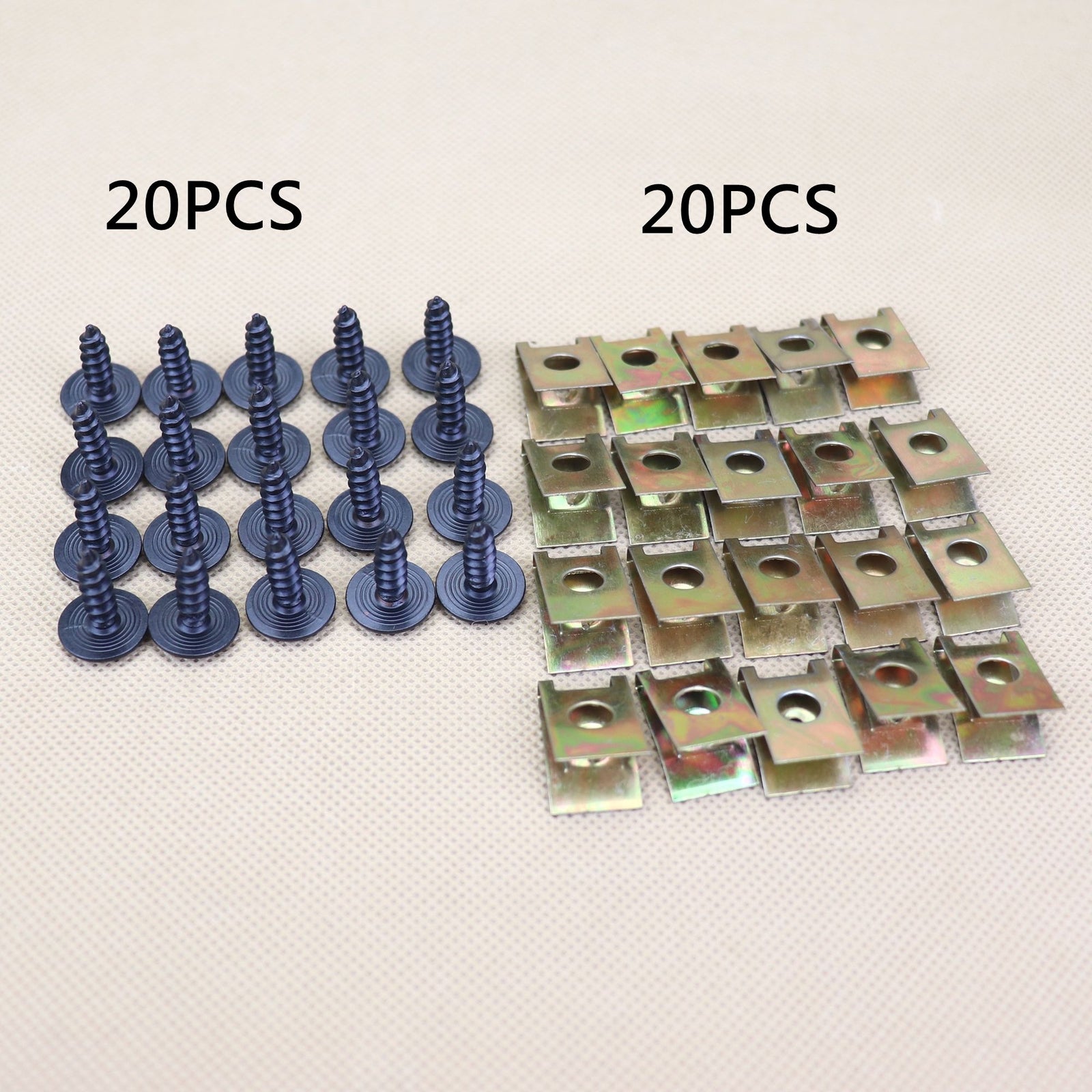 40 (20ea) splash guard screws for Audi fender liner bumper covers N90974701
