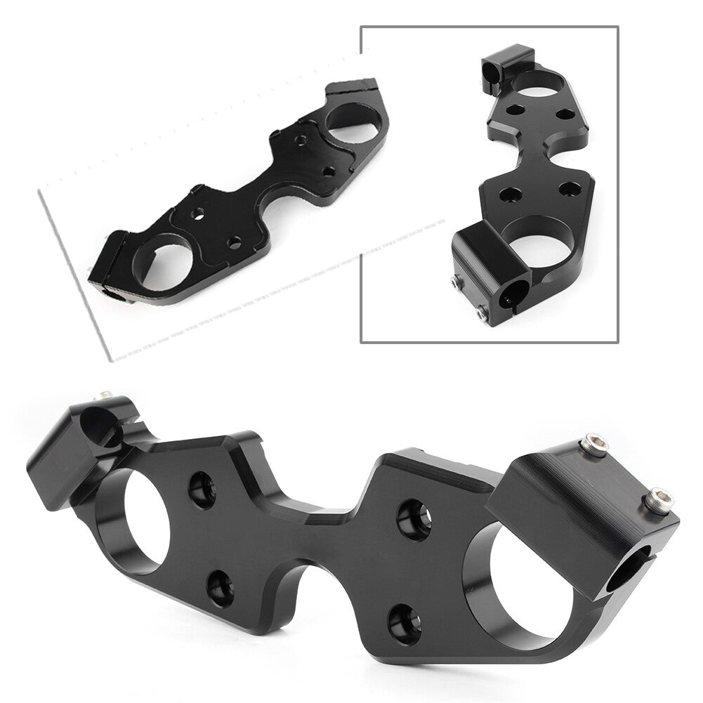 Upper Triple Tree Front End Upper Top Clamp fit for Suzuki Hayabusa 2008-2012 Black