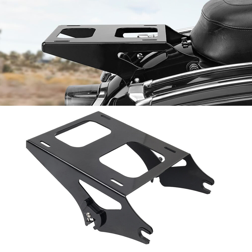 Two-up Tour Pack Pak Trunk Mount Rack Bracket Fit for Harley Road King Glide 14-24