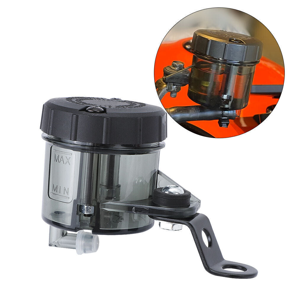 Motorcycle Front Clutch Brake Master Cylinder Fluid Reservoir Tank Oil Cup Black Q