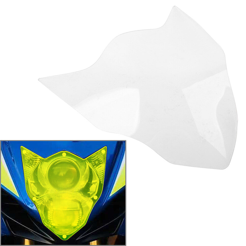 for Suzuki GSX-R600 2014-20 Transparent Headlight Guard Shield Screen Lens Cover Q