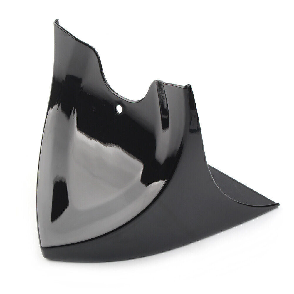 for Harley Touring Dyna Gloss Black Chin Fairing Spoiler Mudguard