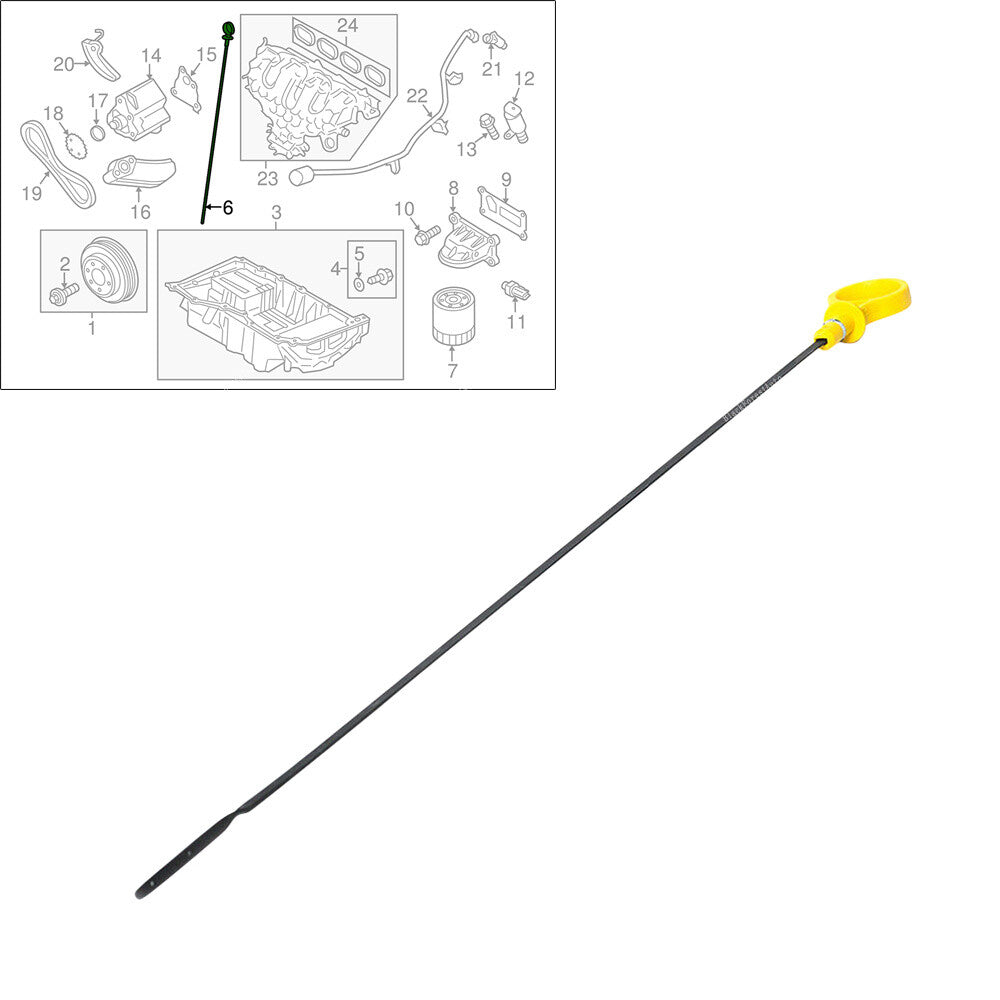 Engine Oil Level Dipstick Indicator for Ford Escape Explorer for Lincoln for Continental Q