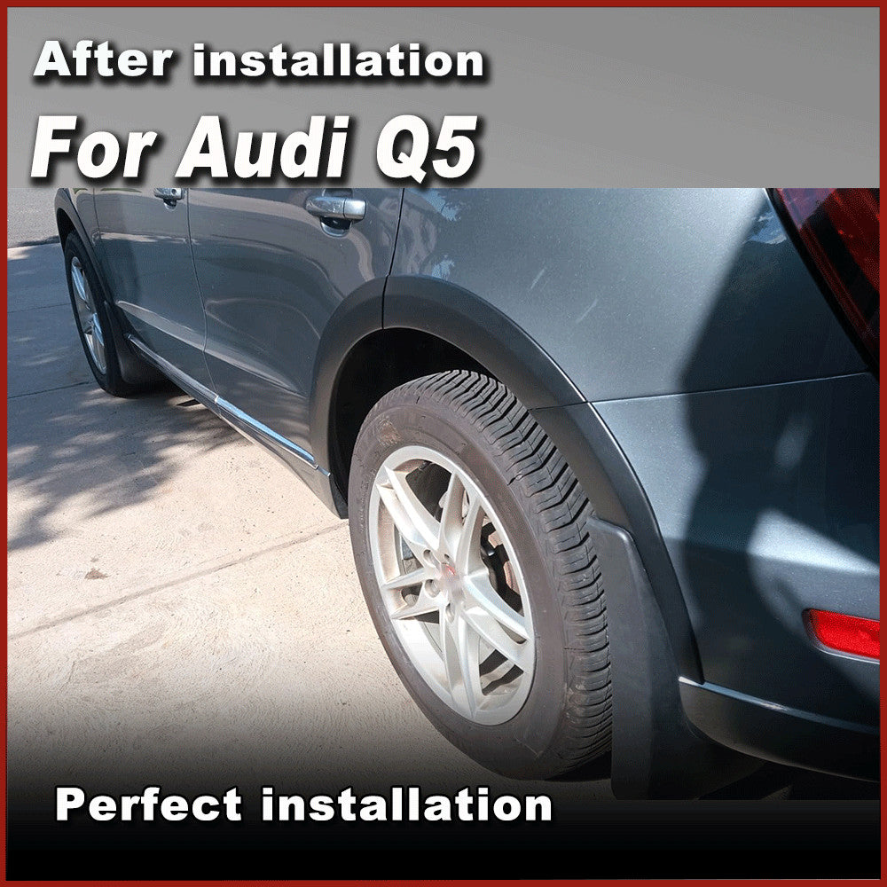 10pcs Gray Wide Wheel Arch Fender Flares Trim Covers for Audi Q5 Non-Sline 09-16