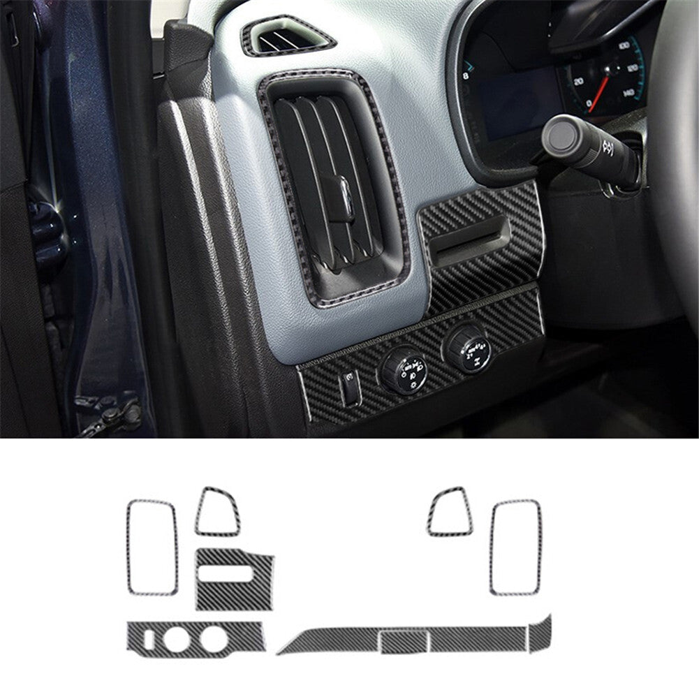 5X Gloss Black Center Console Inner Panel Cover Trim for Chrysler 200 2015-2017 v