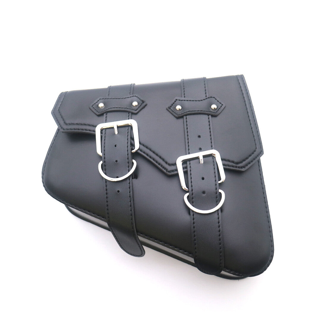 Black False Leather Left side Saddlebag Saddle Bag for Harley Sportster XL883 Q