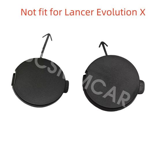 2Pcs Front Rear Bumper Tow Eye Hook Cap Cover For 2008-2016 for Mitsubishi Lancer Q