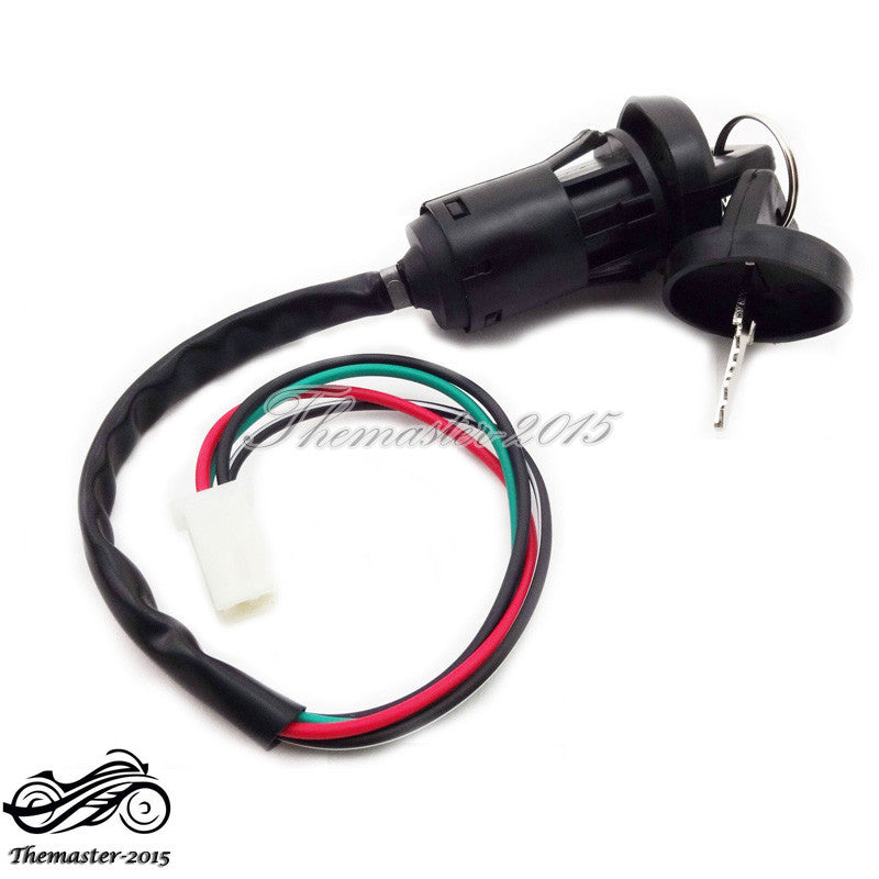 4 Wire On Off Ignition Key Switch For Chinese 50cc 70 90cc 110cc 125cc Quad ATV Q