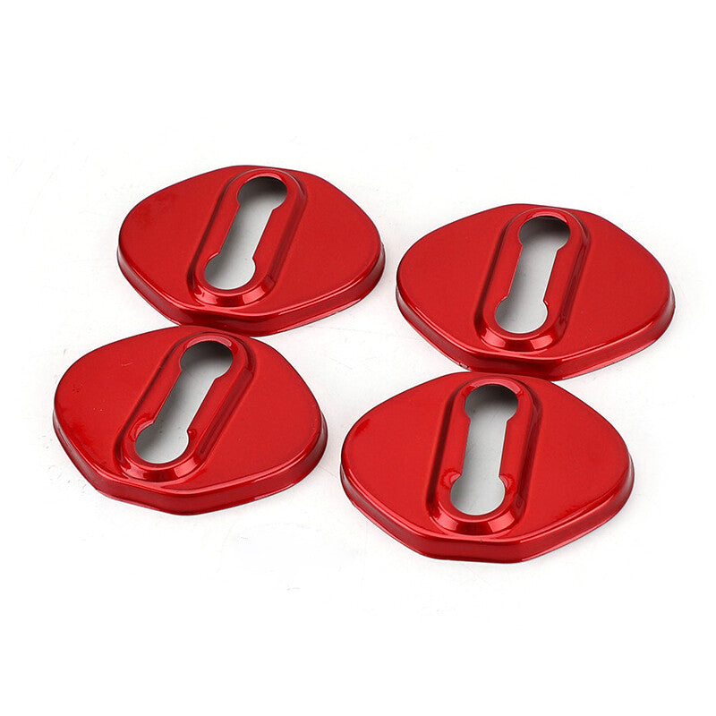 Red Accessories Door Lock Protective Cover Trim Fit for for Honda CR-V CRV 2007-2023 v
