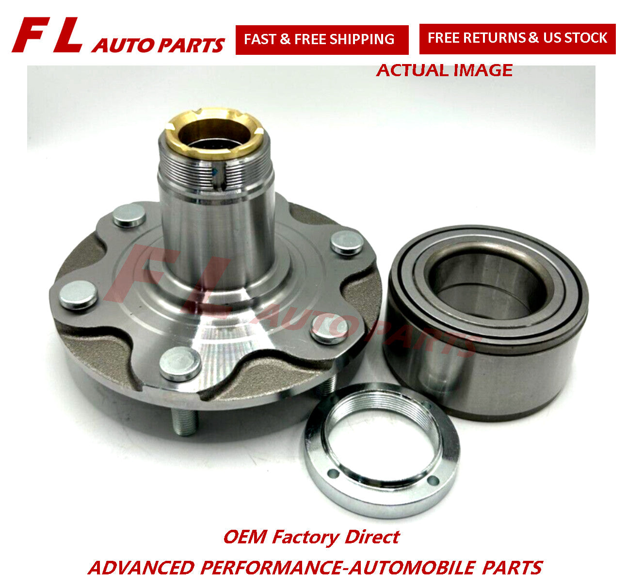 Front Wheel Hub  Bearing For 2000-2006 for Toyota Tundra 4WD 43502-35160 One Side