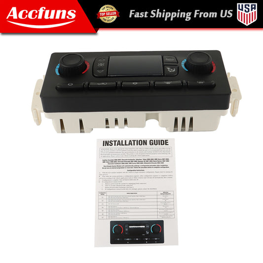 AC heater climate control module for GMC , improved design 599-211XD- n