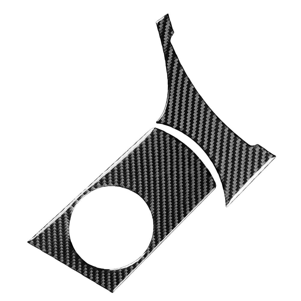 Carbon Fiber Gear Water Cup Holder Panel Cover Trim for BMW X3 E83 2004-2010