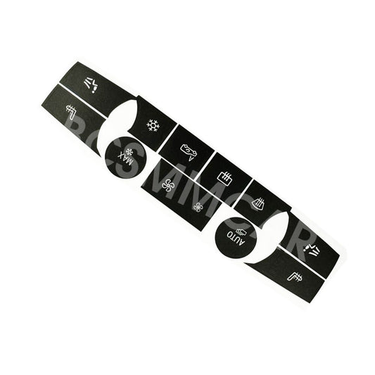 Fit for BMW for X5 2007-2013 E70 E71 Temperature Climate Control Button Repair Decal Q