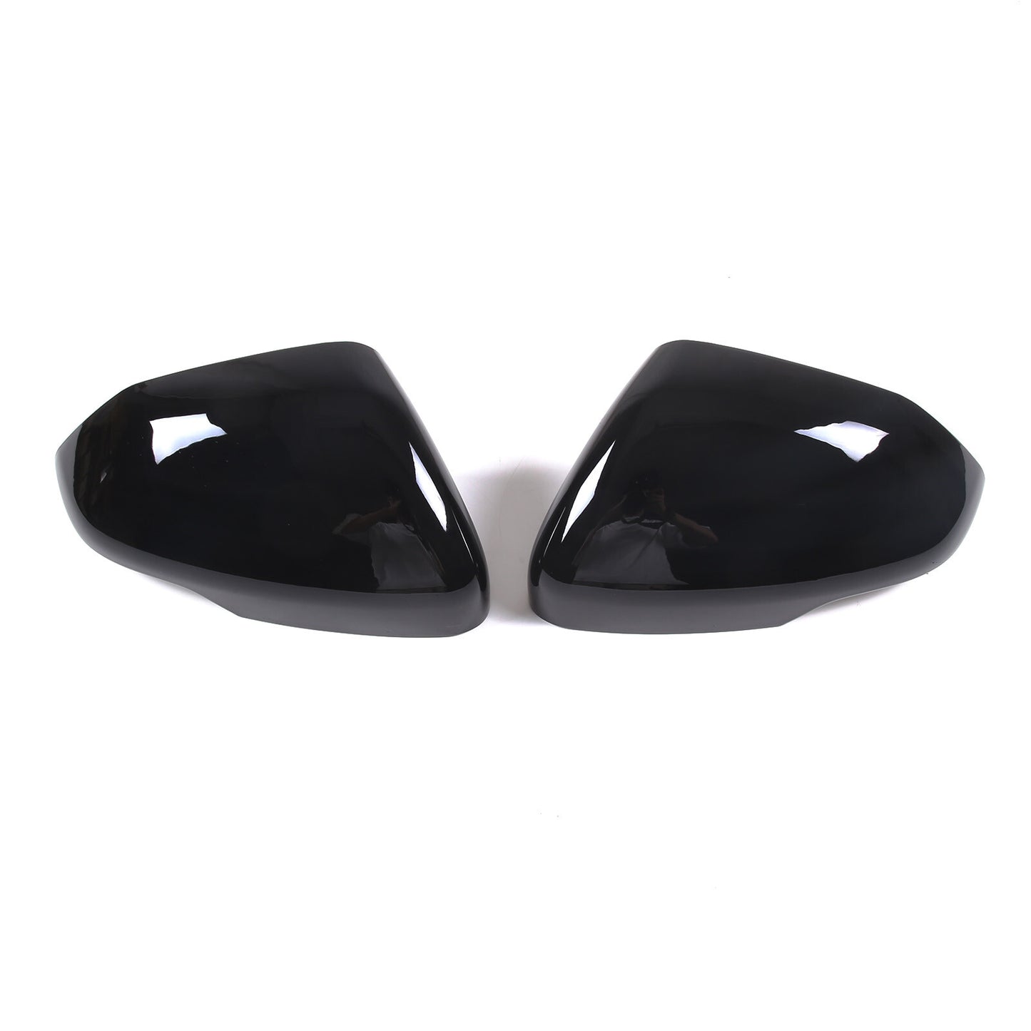 Smooth black exterior mirror caps for Rivian for R1T /R1S 2022-23- n