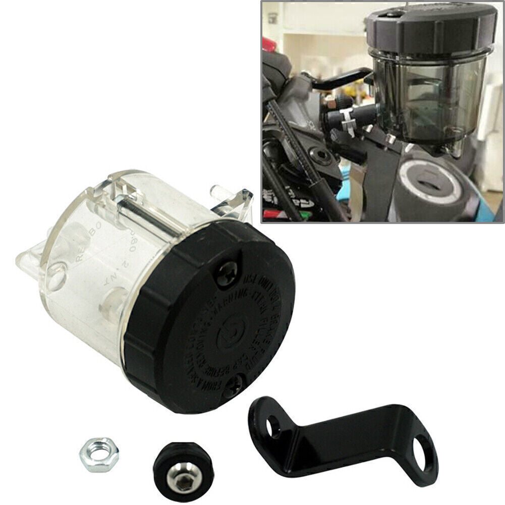Clear Motorcycle Front Brake Clutch Tank Cylinder Fluid Oil Reservoir Cup Q