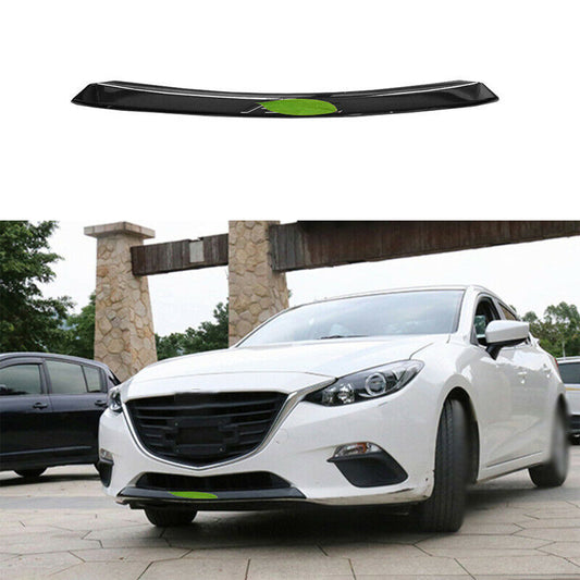 for Mazda 3 Axela 2014-2016 Gloss Black Front Lower Bumper Grille Cover Guard