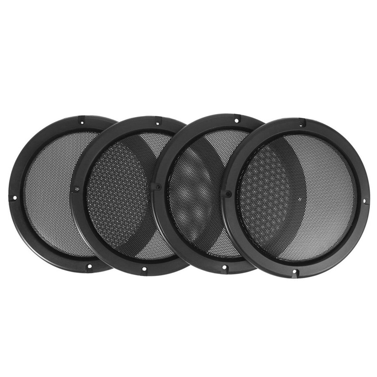 4Pcs 6.5in Car Subwoofer Speakers Grill Cover Metal Mesh Net Guard Protective Q