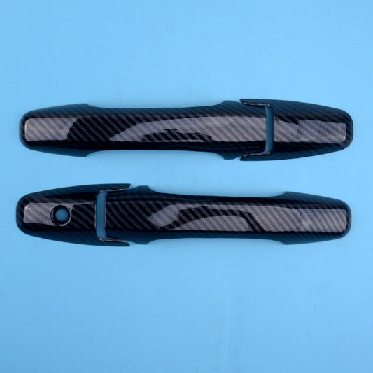 2pcs for Honda for Civic Coupe 2 Door Carbon Fiber Style Exterior Door Handle Cover n