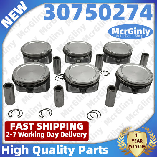 3.2L engine piston assembly #B6324S #B6324S5 for Volvo V70 S80 XC60 XC70 XC90 n