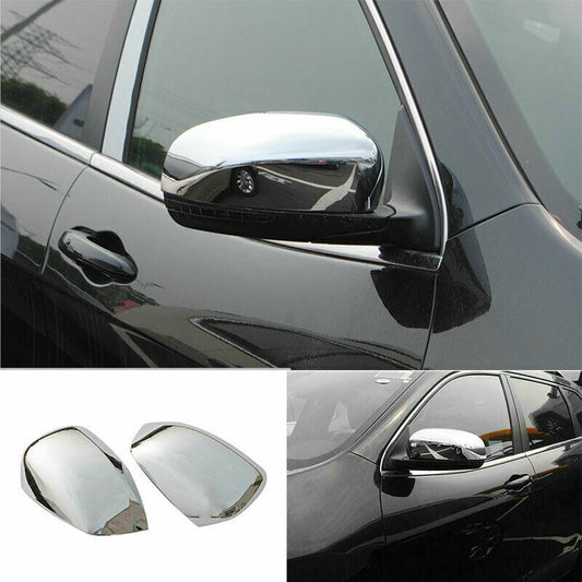 for Jeep Cherokee 14-2021 ABS Chrome Door Side Rearview Mirrors decor Cover Trim