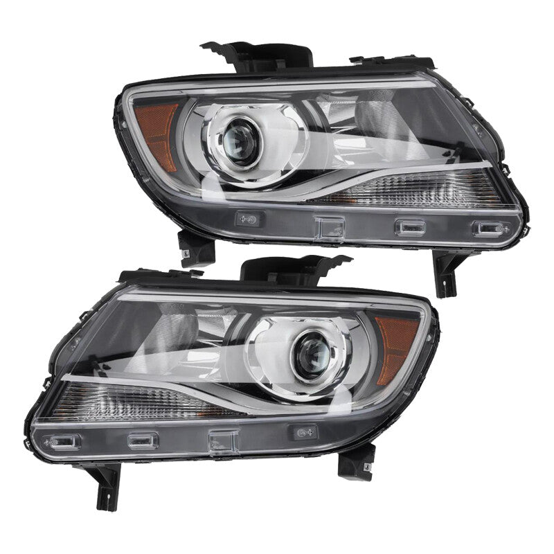 HID Projector Headlight Driver Passenger Pair For 2015-2022 for Chevrolet Colorado