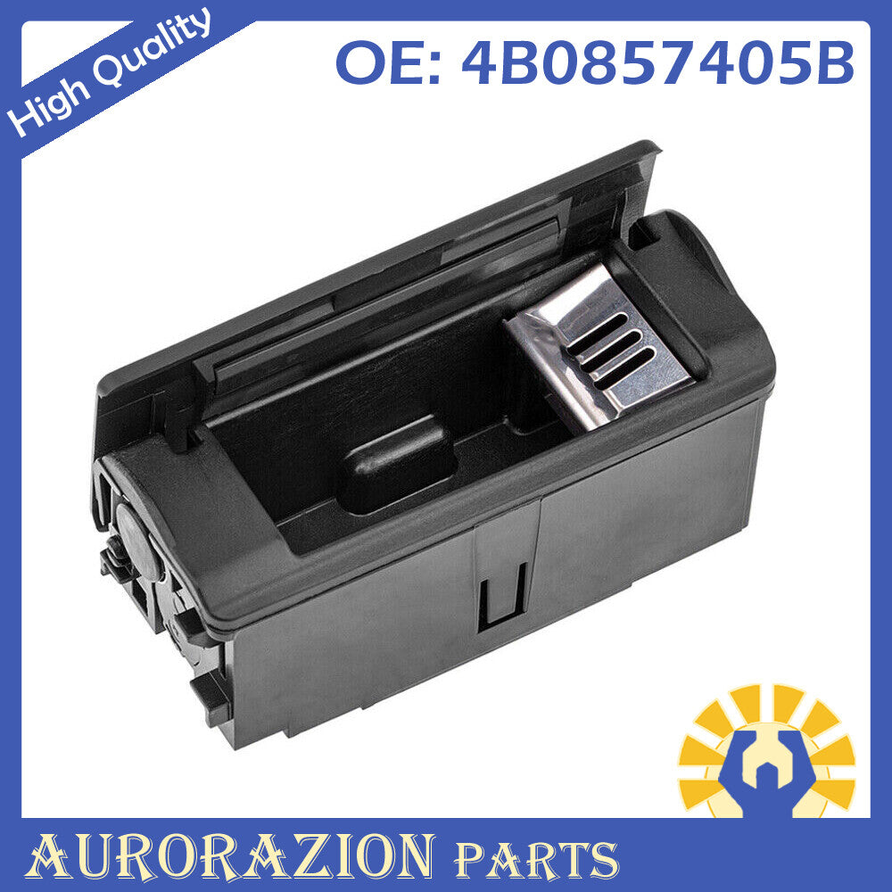 Black protective cover for the ashtray on the left rear door (4B0857405B). Suitable for Audi A6, Q7, RS6, S6. n
