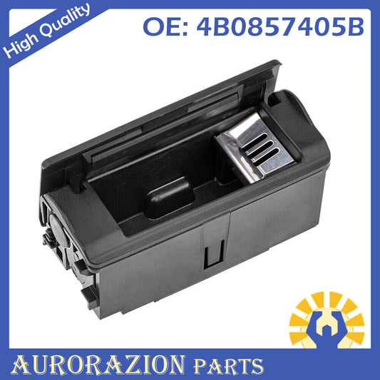 Black protective cover for the ashtray on the left rear door (4B0857405B). Suitable for Audi A6, Q7, RS6, S6. n