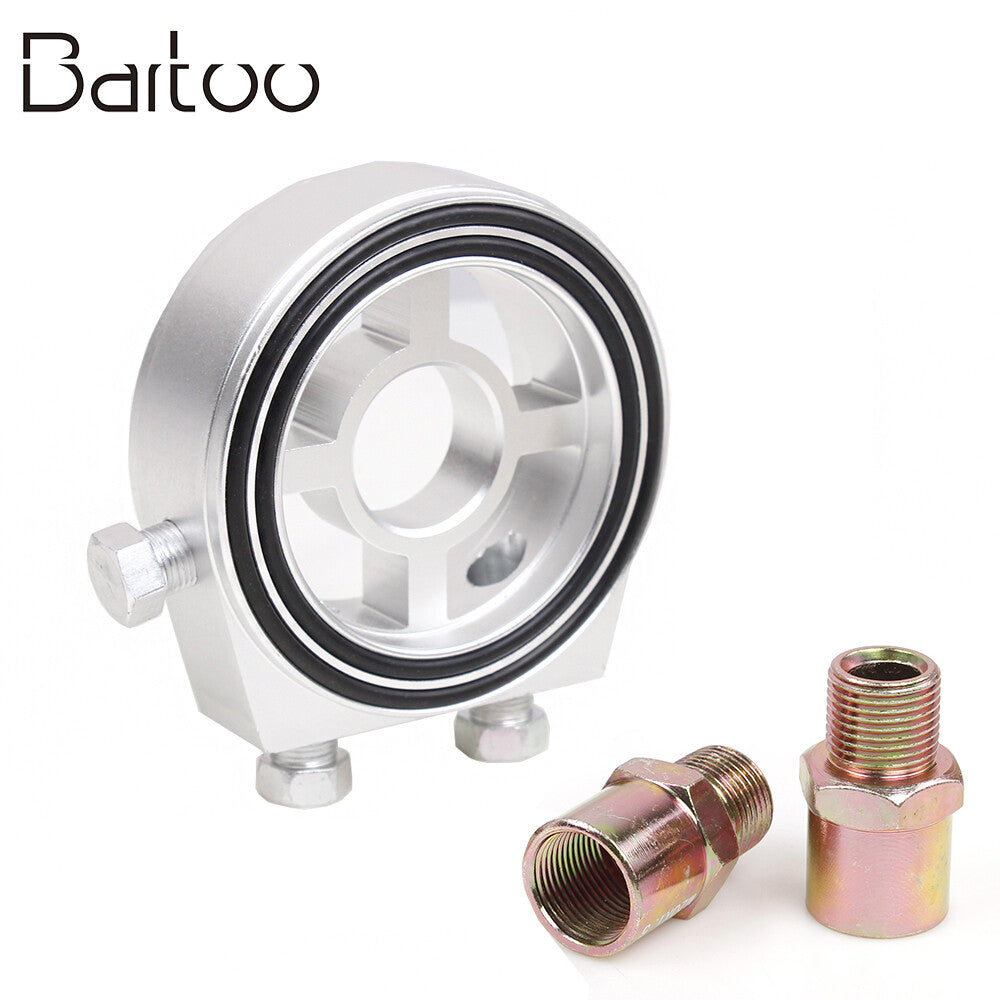 M20X1.5 Temp Pressure Cooler Gauge Sandwich Plate Adapter Sensor Oil Filter Q