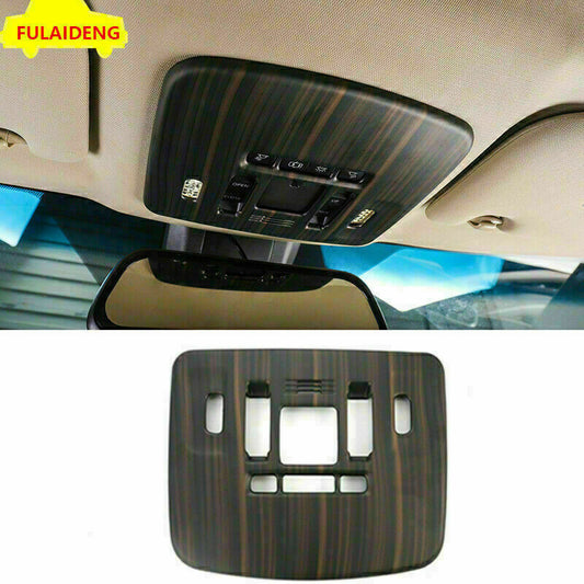 Wood Grain Color Front Reading Light Lamp Cover Trim for Toyota for Camry 2018-2023