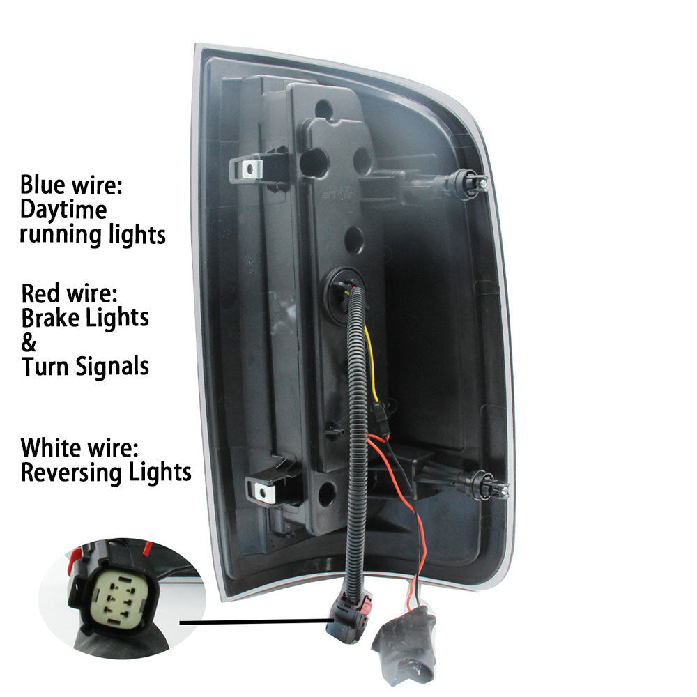 LED Tail Lights For 15-21 for Chevy Colorado for GMC Brake Stop Smoked Lamp 2PCS