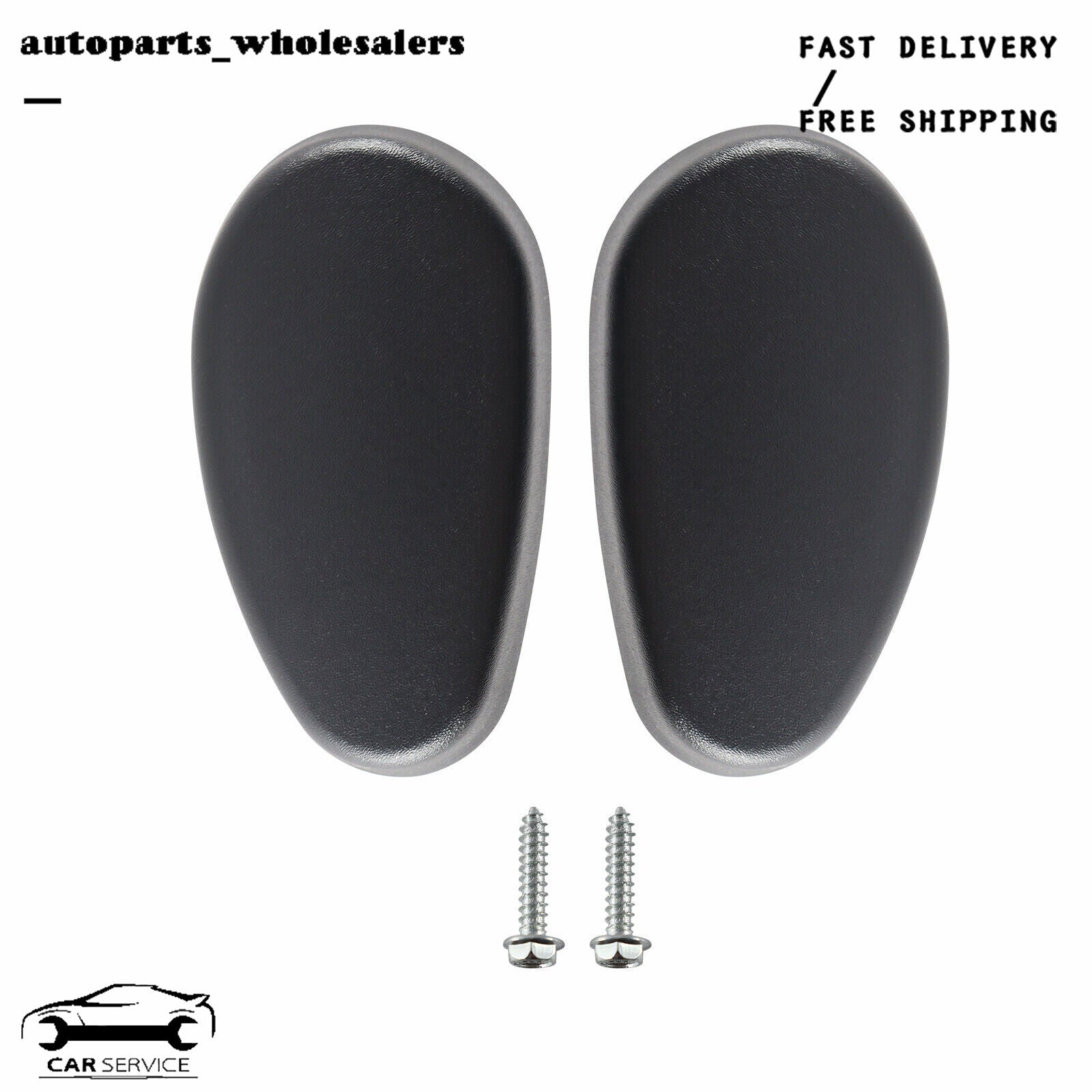 New Tubular Side Step Rod End Cap Replacement Kit for 2009 - 2022 for Dodge for Ram US- v