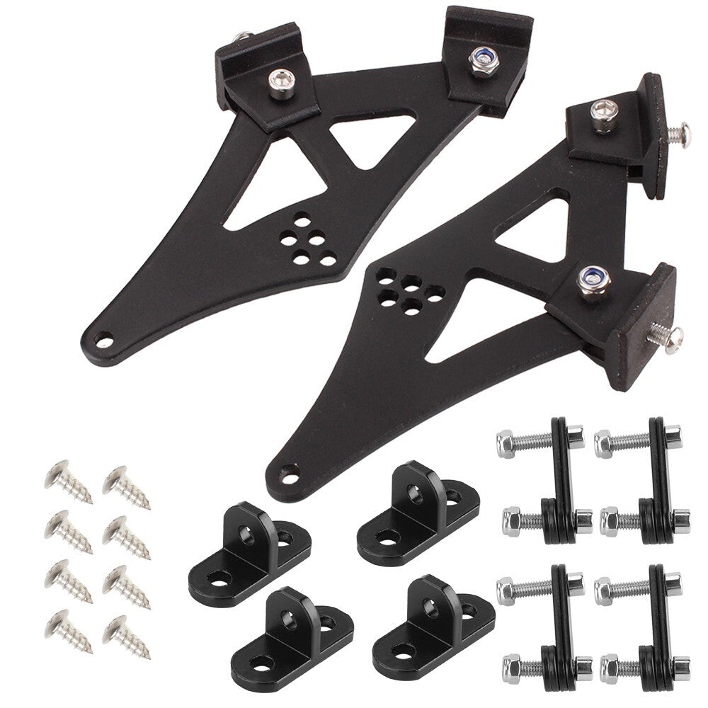 5 Spoiler Mount Brackets Universal Car CNC Aluminum Alloy Rear Wing Trunk Tail Q