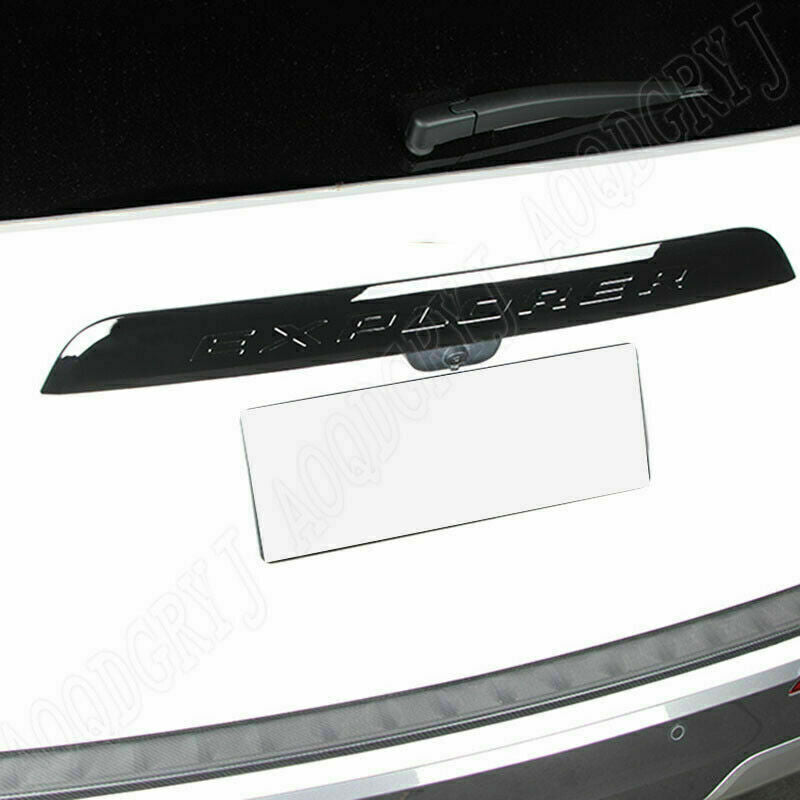 for Ford Explorer 20-2023 Glossy Black Rear Door Trunk Lid Tailgate Strip Trim