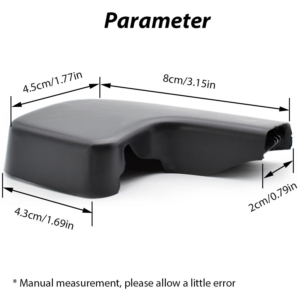 Pair Front Right Wiper Arm Head Nut Cover Cap for BMW 3 E90 E91 E92 E93 7138991 Q