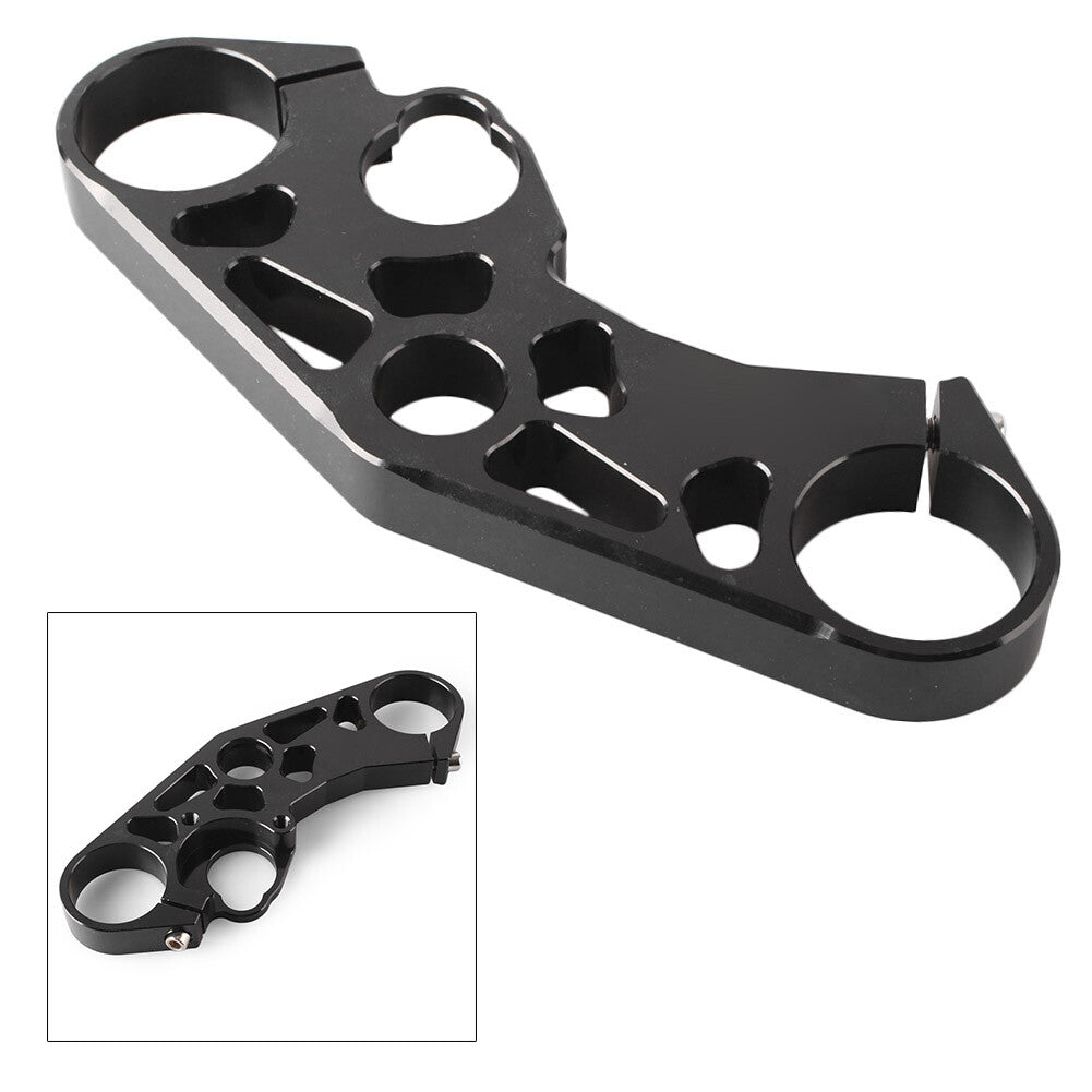 Front End Upper Top Clamp Triple Tree Fits for Suzuki GSXR 1000 K7 Black Motorcycle Q