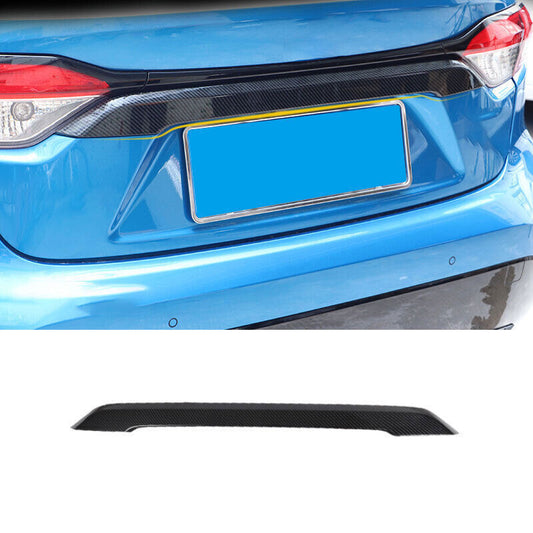 for Toyota for Corolla 20-24 Carbon Fiber Look Rear Door Trunk Lid Tailgate Strip 1P