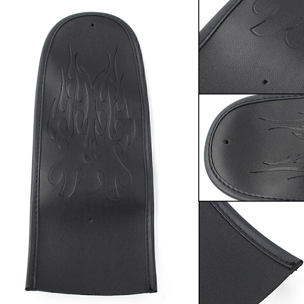 PU Leather Cushion Rear Flame Stitching for Harley Dyna Fat Bob Street Glide