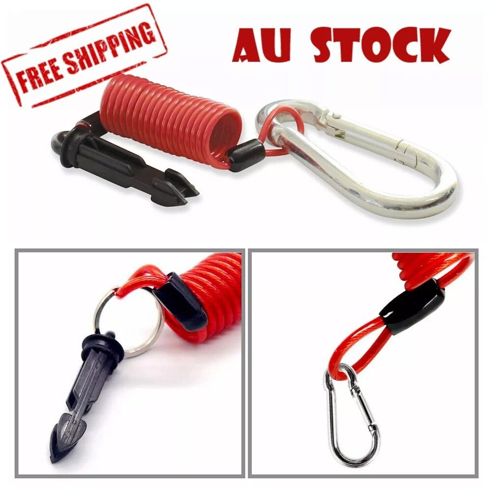 Trailer Safety Electric Breakaway Cable Brake Away Switch Caravan Camper Car v