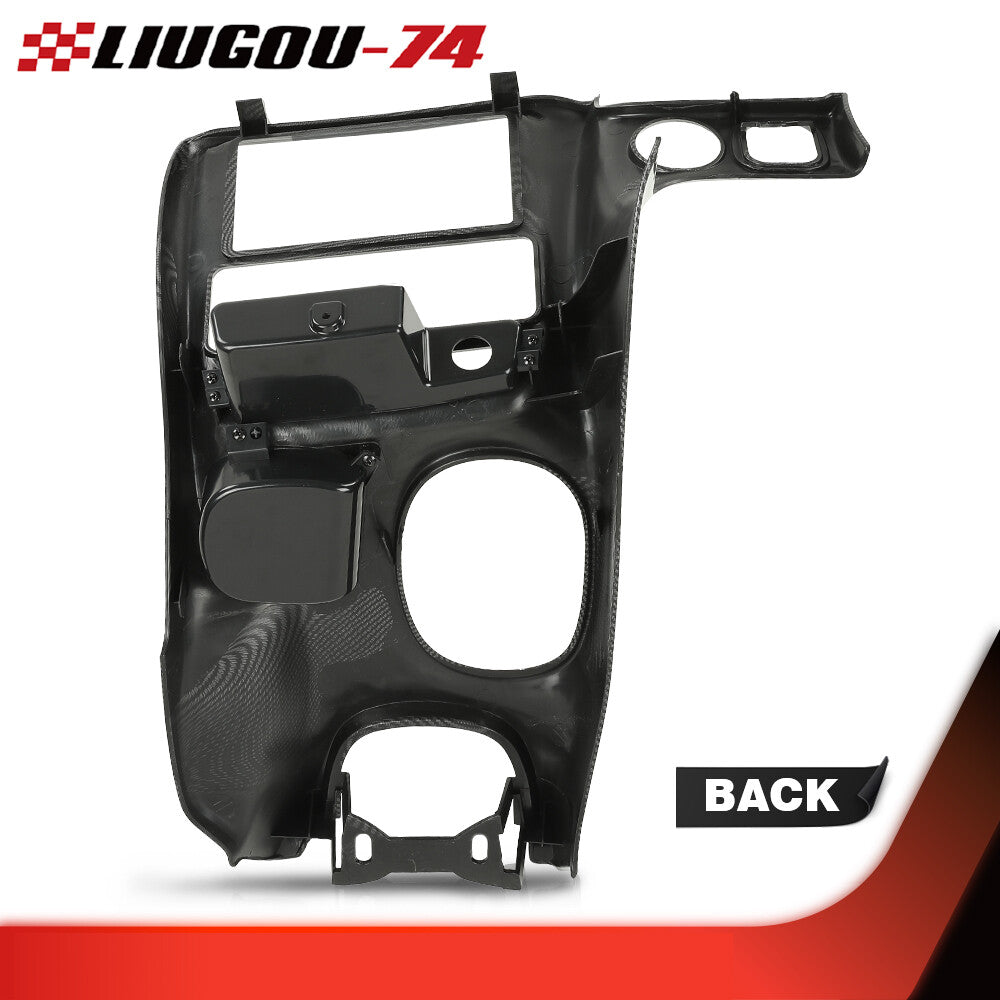 Suitable for 1997-2004 for Corvette C5 carbon fiber style dual Din Dash radio frame kit- v
